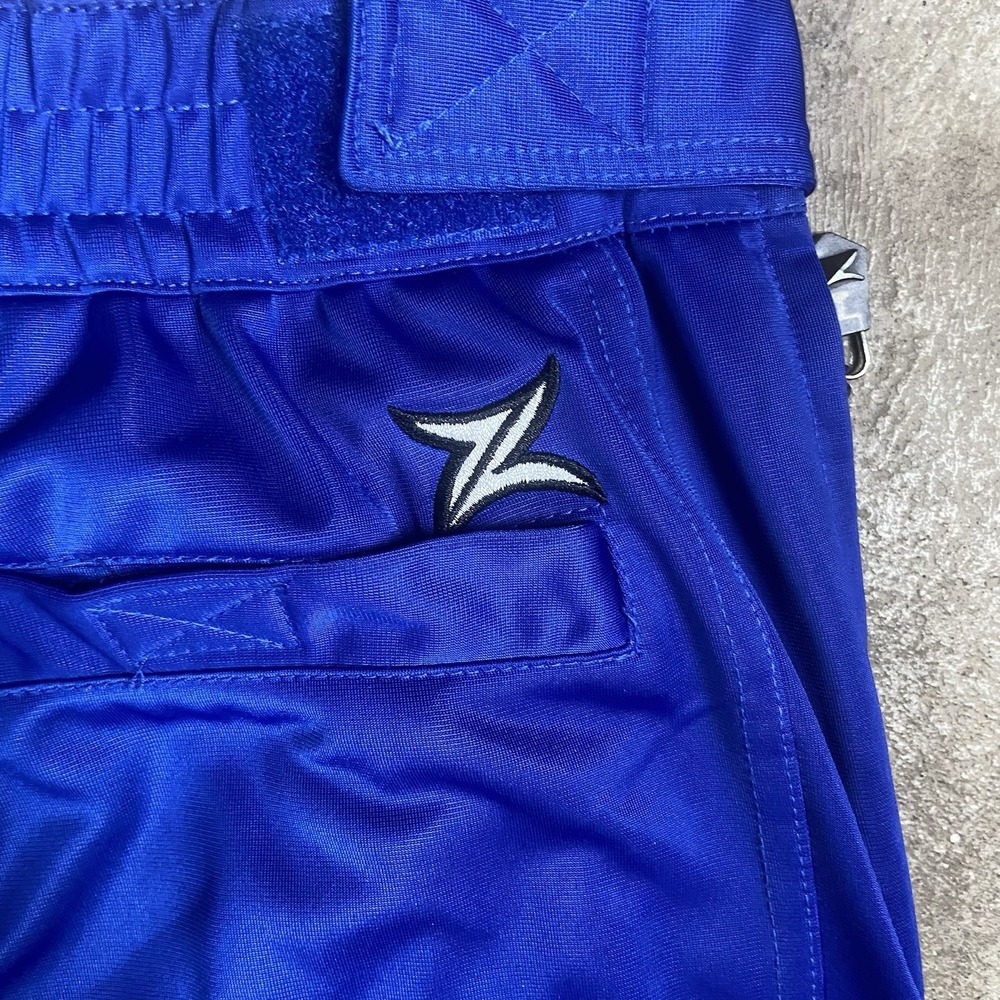 Detroit Pistons Zip Away Track Pants Size Large Blue Breakaway NBA Basketball - Picture 5 of 9